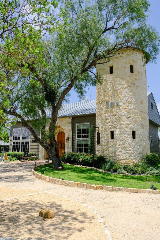 The tranquil Spa at Hill Country Herb Garden offering massage, facial, body scrub, sauna, and more.