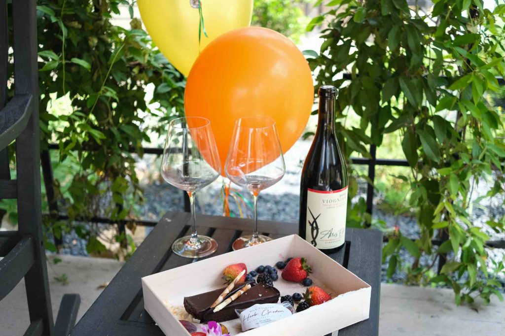 Special birthday add on for your cozy getaway to Hill Country Herb Garden