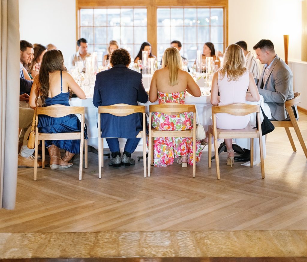 A Private event dinner at Hill Country Herb Garden Restaurant in Fredericksburg, Texas