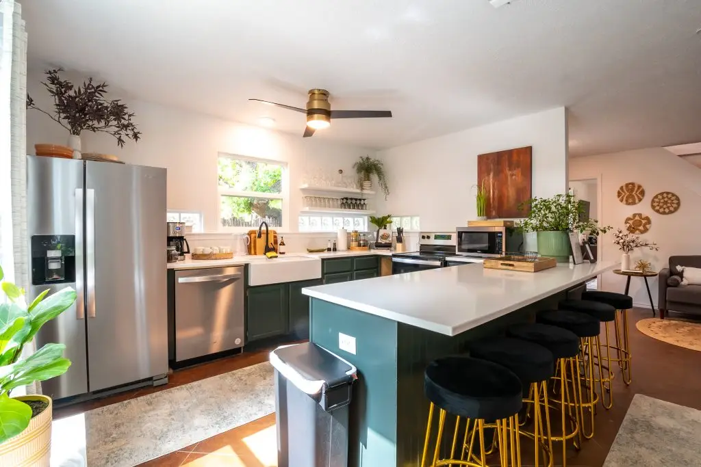 The Kitchen of the Garden House at Hill Country Herb Garden.